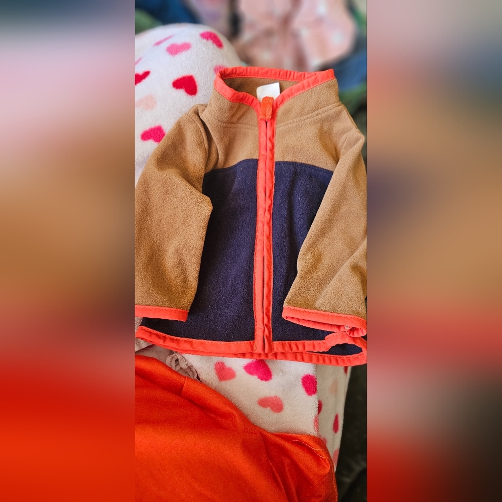 Carters fleece zip up